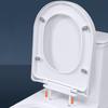 Двухслойная бесшумная крышка для унитаза, утолщенное универсальное сиденье для унитаза, крышка сиденья для унитаза, для домашнего использования