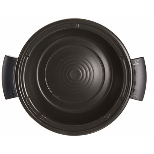 Panasonic IH Compatible Pot with Glass Lid Tabletop Black KZ-AN10-K