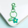 Творческий корейский мягкий клей маленький цветок колокольчик брелок DIY кулон - Милая девушка украшение на сумку