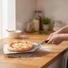 Лопата для пиццы со складной ручкой, складная, перфорированная металлическая, для дома
