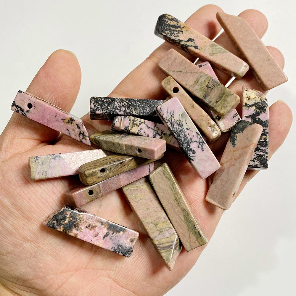 5 шт./лот Натуральные драгоценные камни Бусины Настоящие Top Drilled Цитрины Аметисты Лабрадорит Кварц Палочки Бусины Для Изготовления Украшений Ожерелье