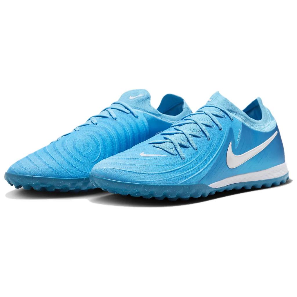 Nike Phantom GX 2 Pro TF Rubber Broken Studs Soccer Shoes Unisex Blue White Sneakers FJ2583-400