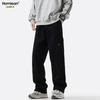Homlean Men's American Style Cotton Loose Cargo Pants HS60
