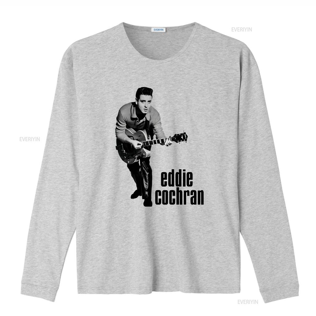 Eddie Cochran Guitar Bend Unisexs T Shirt Short Sleeve S To 5xl Ll526 Vintage Washed Homme Comfortable Top For Everyday Wear