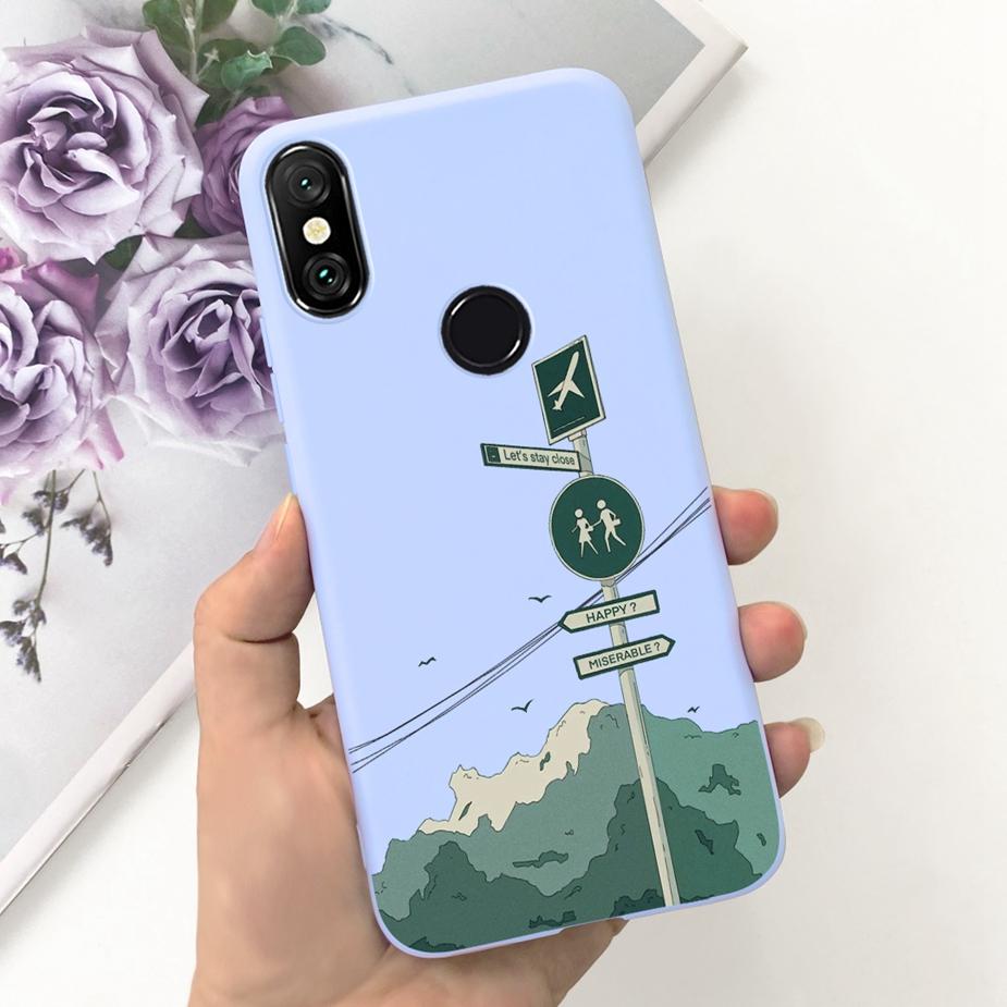 For Xiaomi Redmi 6 Pro Case Cute Dinosaur Cartoon Cover Soft Silicone Phone Case For Xiaomi Redmi Note 6 Pro Note6 Fundas Bumper