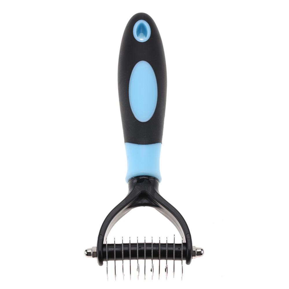 Non-slip Grip Dematting Comb Smooth Teeth Pet Grooming Comb Tangle Remover  Home Pet Care