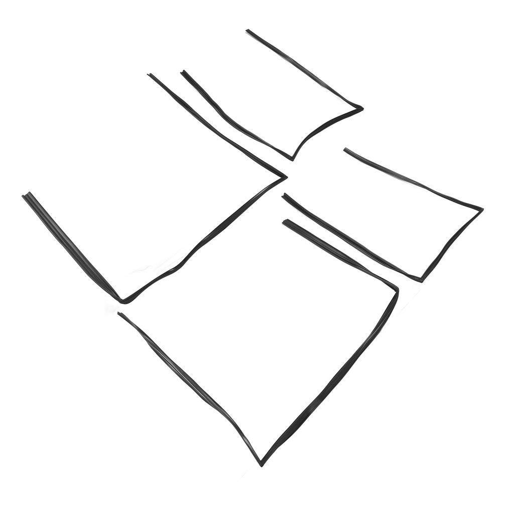 Уплотнитель молдинга окна 68152‑60011 Резиновые уплотнительные полосы молдинга дверного пояса Замена для Toyota Land Cruiser FZJ80 FJ80