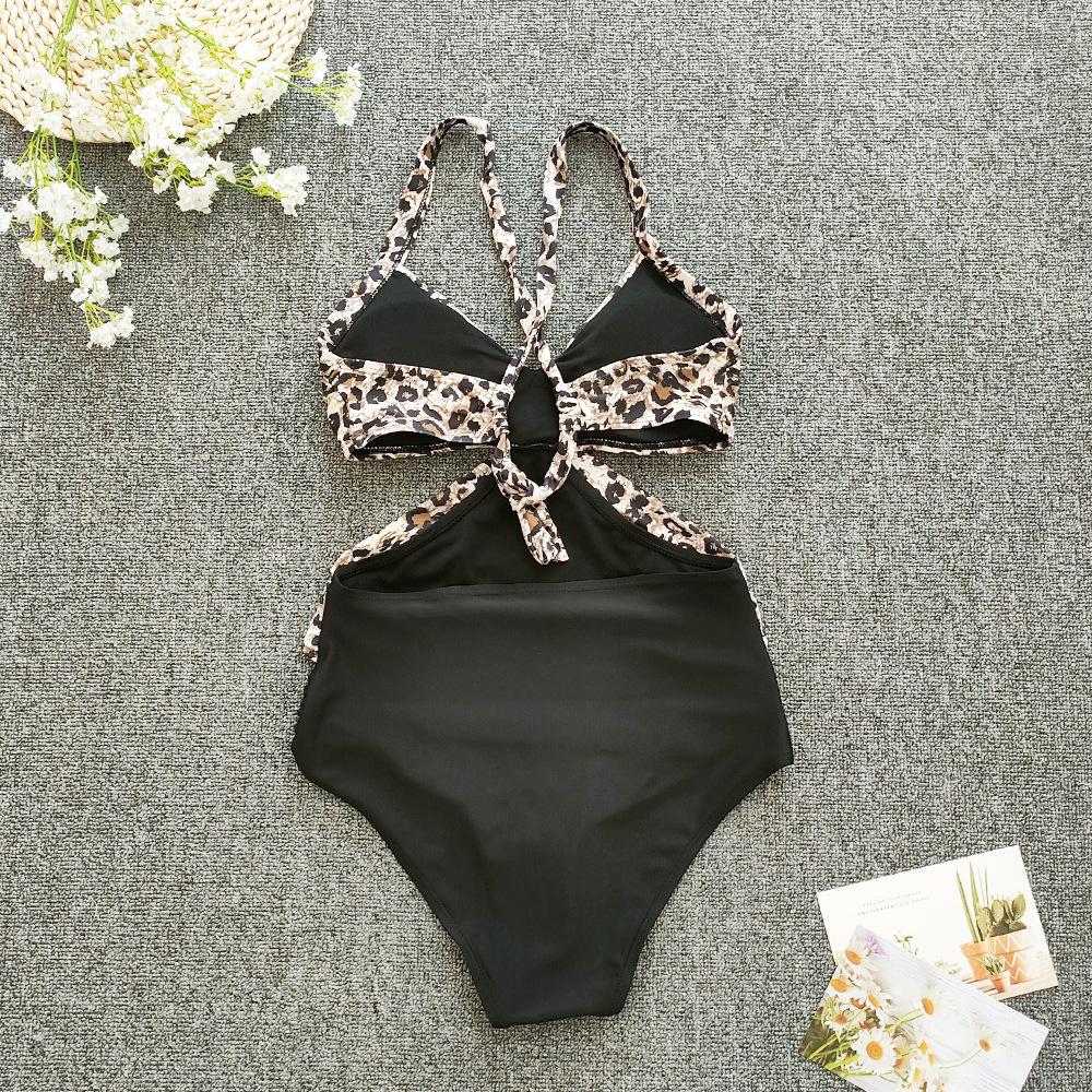 Цельный купальник-танкини с лямкой на шее, большие размеры, бразильский пляжный купальный костюм с пуш-ап, боди с высокой талией, монокини, бикини