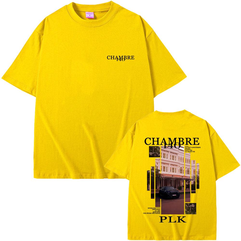 Rapper PLK Chambre 140 Album Graphic Tshirt Unisex Women Hip Hop Fashion Pop Music Tshirts Unisexs Casual Cotton Vintage T Shirts