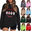 Women's Casual Fashion Valentine's Day Print Long Sleeve O-Neck Sweatshirts Pullover Top