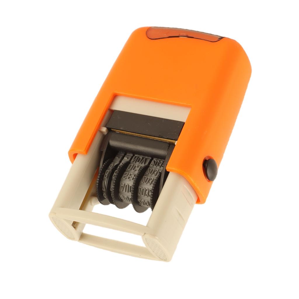 25x2.8mm English Date Stamp Clear Stamping Quick Drying Date Stamp for Study Work Life