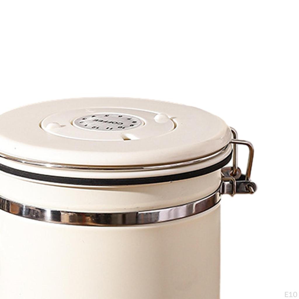 Coffee Bean Container Tea Sugar Canisters with Date Record Tool Airtight Storage Tank Household