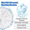 Portable Cleaning Washing Machine with USB Cable Multifunctional for Home Travel Business Trip Mini Ultrasonic Washer