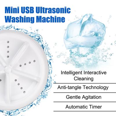 Портативная стиральная машина для очистки с USB-кабелем, многофункциональная мини-ультразвуковая стиральная машина для домашнего путешествия, деловой поездки