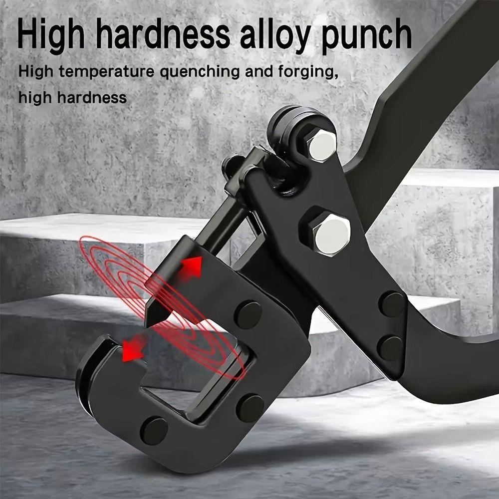 1Pcs Punch Lock Ceiling Punching Pliers Flat Mouth Stud Crimper Keel Forceps Wrench  Punching Tool