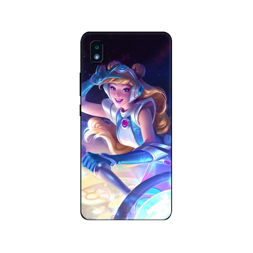 Для ZTE Blade 20 Смарт-чехол для телефона Задняя крышка для ZTE Blade L210 L8 Axon 11 SE 5G Чехол Черный ТПУ Чехол Розовый Аниме Космическая машина