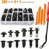 240PCS Bumper Clips Set – Plastic Auto Body Fasteners & Push Rivets for Toyota, Ford, Honda & More