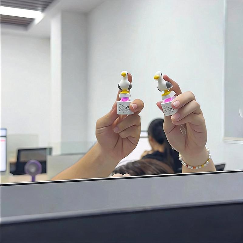 Брелок-шахта Чайка, USB-клавиша-кнопка для клавиатуры, Светодиодный брелок со звуком