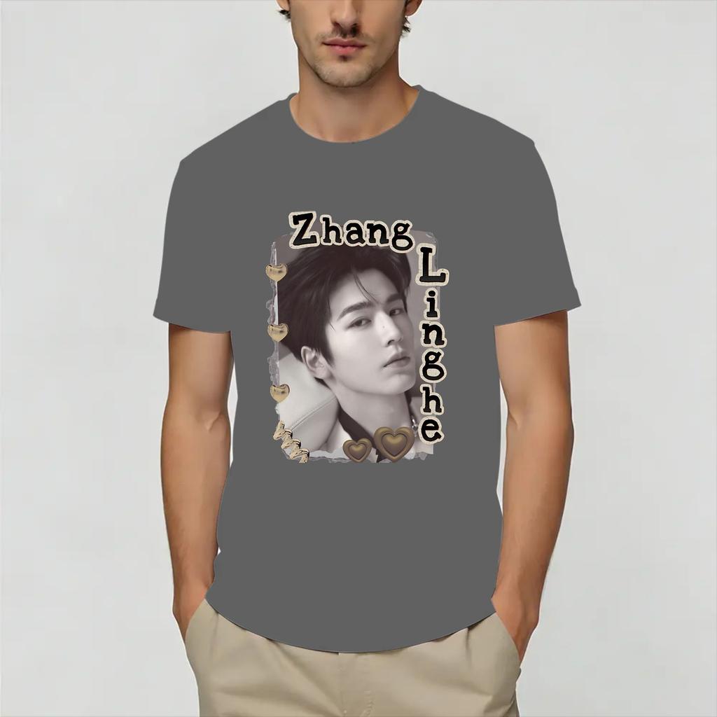 Unisexs TShirts Zhang Linghe Funny 100 Cotton Tees Short Sleeve T Shirts Crewneck Tops Printing