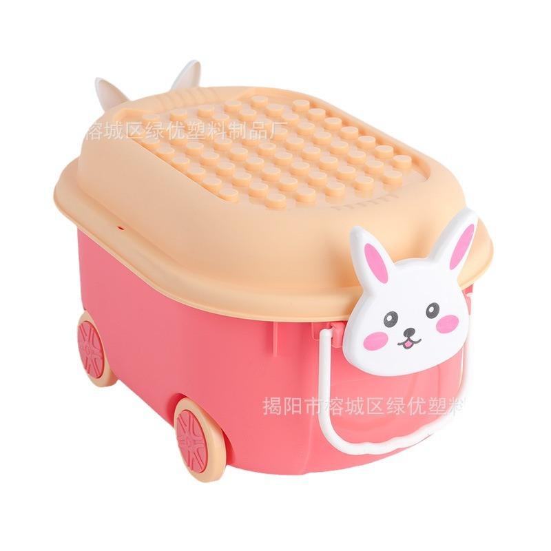 Cartoon Toy Storage Box Organizer for Child Home Snack Clothes Storage Box Large Capacity Multifunctional Plastic Storage Boxes