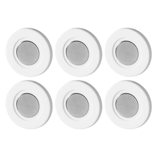 6/12 шт. Магнитные держатели для пультов дистанционного управления Простая установка без сверления Настенное крепление для пульта дистанционного управления