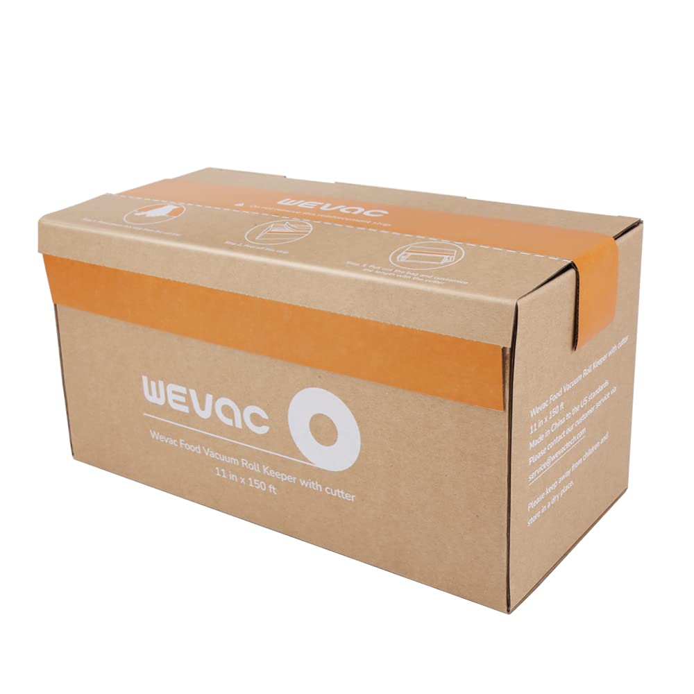 Wevac 28cmx45m Vacuum Packing Vacuum Packing Vacuum Replacement Vacuum Freely Easy to Low Temperature Vacuum Packing Vacuum Commercial Home Bag, Roll,