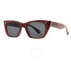 Garrett Leight WeBster Sun Blue Smoke Cat Eye Unisex Sunglasses 2138 Vinbrt Bs 49