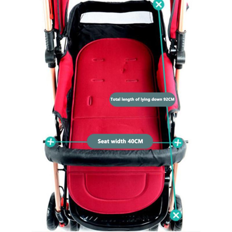 Детская коляска, четырехколесная, легкая складная детская коляска, двухсторонняя детская коляска с москитной сеткой