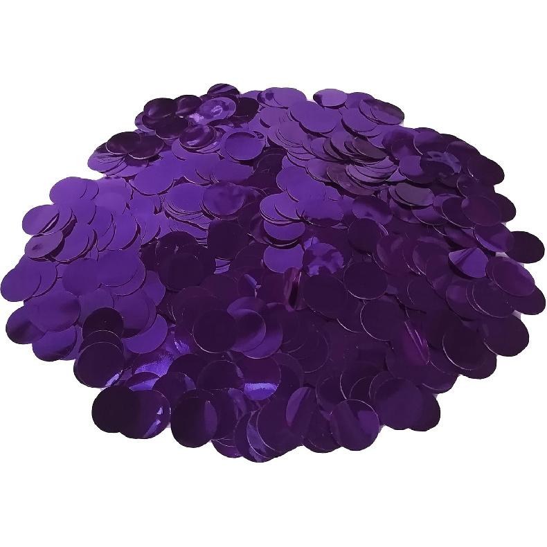 ZOOYOO Blue Foil Confetti, Round Foil Glitter Table Confetti Dots, Sparkling for Wedding Birthday Party Decoration (1.76 OZ, 1.5 cm)