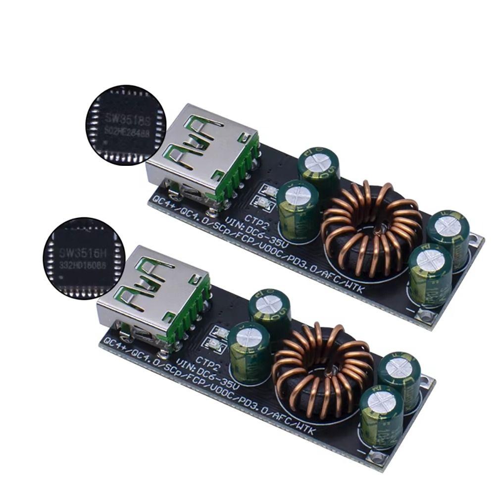 6-35V Input QC4.0 QC3.0 Adapter 1 2 4 Way Mobile Phone Charge Adapter  Electronic Devices