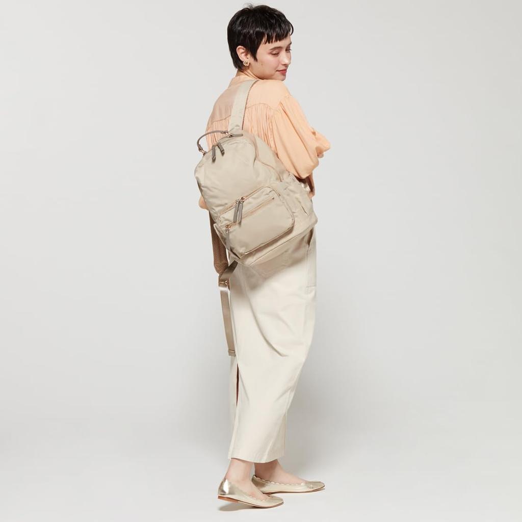 Рюкзак 13 карманов нейлоновый рюкзак MONI1048 светло-серый [Monica] (12)