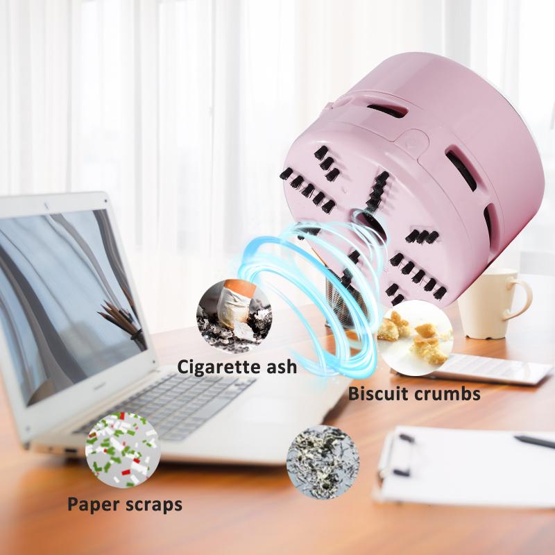 Mini Vacuum Cleaner Office Desk Dust Home Table Sweeper Desktop Cleaner