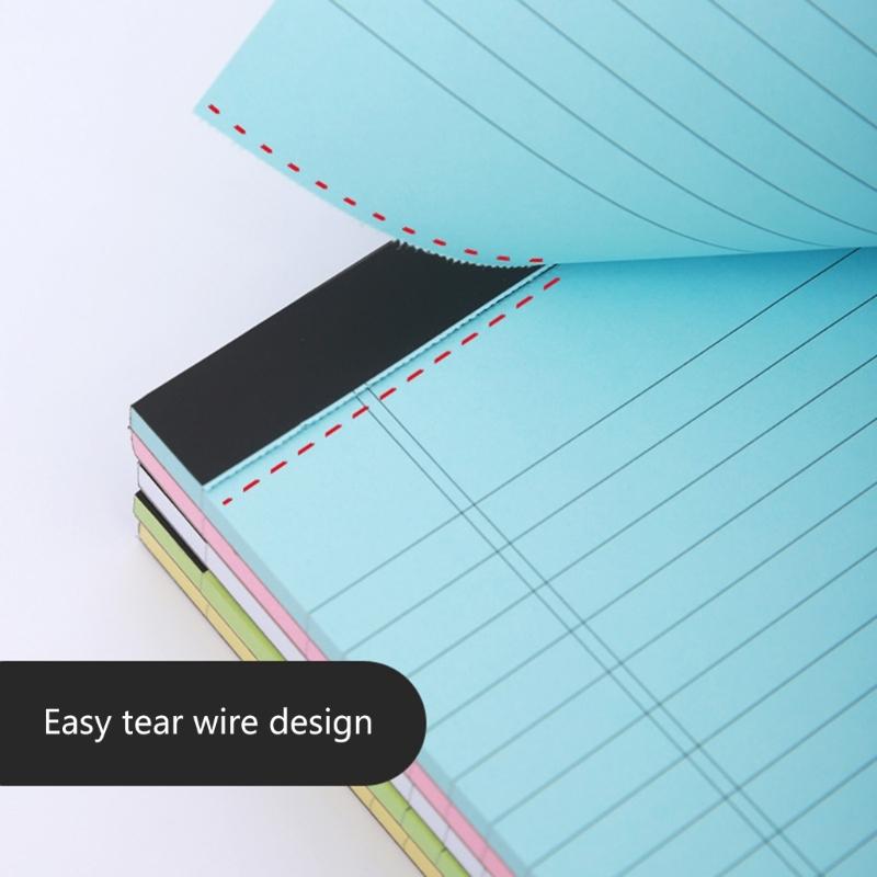 Ruled Writing Tablets for Teacher Students Home Writing Pad Legal Pads Notepad Lined Notebook Lined Writing Note Pads