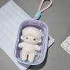 Portable Doll Storage Bag Clear Outdoor Doll Display Bag 10cm Transparent Doll Bag  Storage Bag