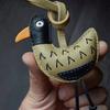 Приходить! Dazed duck together, подвеска на кожаную сумку ручной работы, подвеска на зеркало заднего вида, брелок для ключей в стиле абстрактной ниши