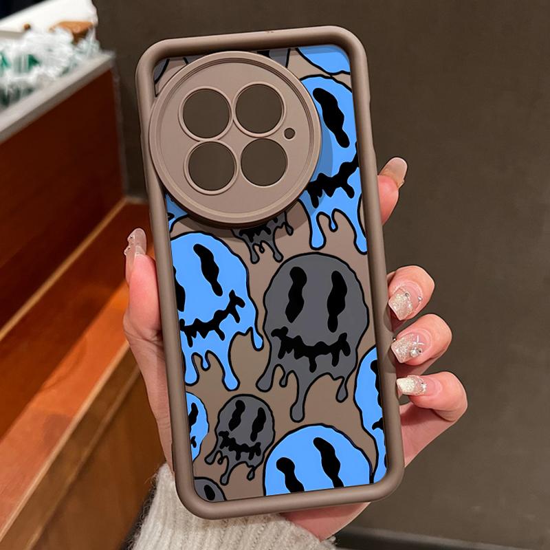 Противоударный матовый мягкий чехол из ТПУ для телефона OnePlus 13 12 13R 13T 12R ACE 5 3 2 11R со смешным рисунком черепа, защитой объектива и защитой от падений
