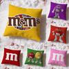 Милый бренд m-M&M's Наволочка Премиум Комфорт Двусторонняя Наволочка -Дизайн Два в Одном для Любой Комнаты и Салона Автомобиля