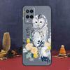 Cute Owl Cartoon For OPPO A17 A77 A58 A78 A98 A15 A5 A9 A96 A76 A16 A54 A74 A94 A52 A72 A79 A57S A53S Case