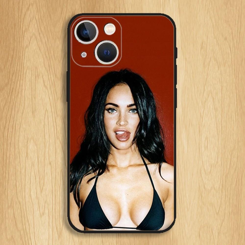 Чехол для телефона Megan Fox из фильма «Тело Дженнифер» для iPhone15,14,13,12,11,Pro,Max,Plus,Mini,X,XS,XR,8,7,6,S,Plus,SE Мягкий черный чехол