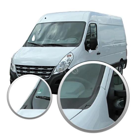 Пластиковый уголок для лобового стекла для Renault Master Mk3 Opel Movano B 2010-2020, панель обтекателя капота 668110012R 668100009R