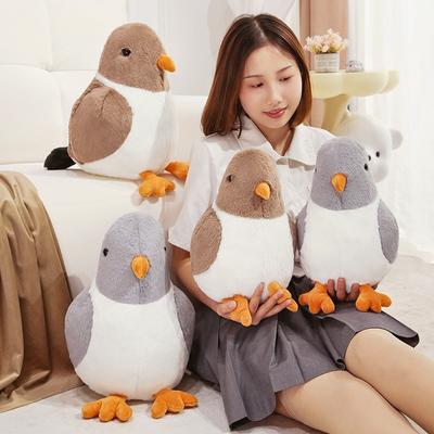 Милая маленькая белая голубка кукла плюшевая игрушка птица голубь кукла детская успокаивающая тряпичная кукла девочка подарок на день рождения
