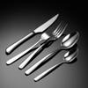 Изготовленные на заказ элегантные столовые приборы в западном стиле из нержавеющей стали марки 304, ножи, вилки и ложки, тяжелые ножи и вилки для стейков, общественные ложки, протекающие гостиничные сувениры