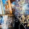 1.2M Crystal Ball Beads Strands Wedding Venue Layout Hanging Crystal Glass Bead Curtain For Wedding Christmas Tree Decor