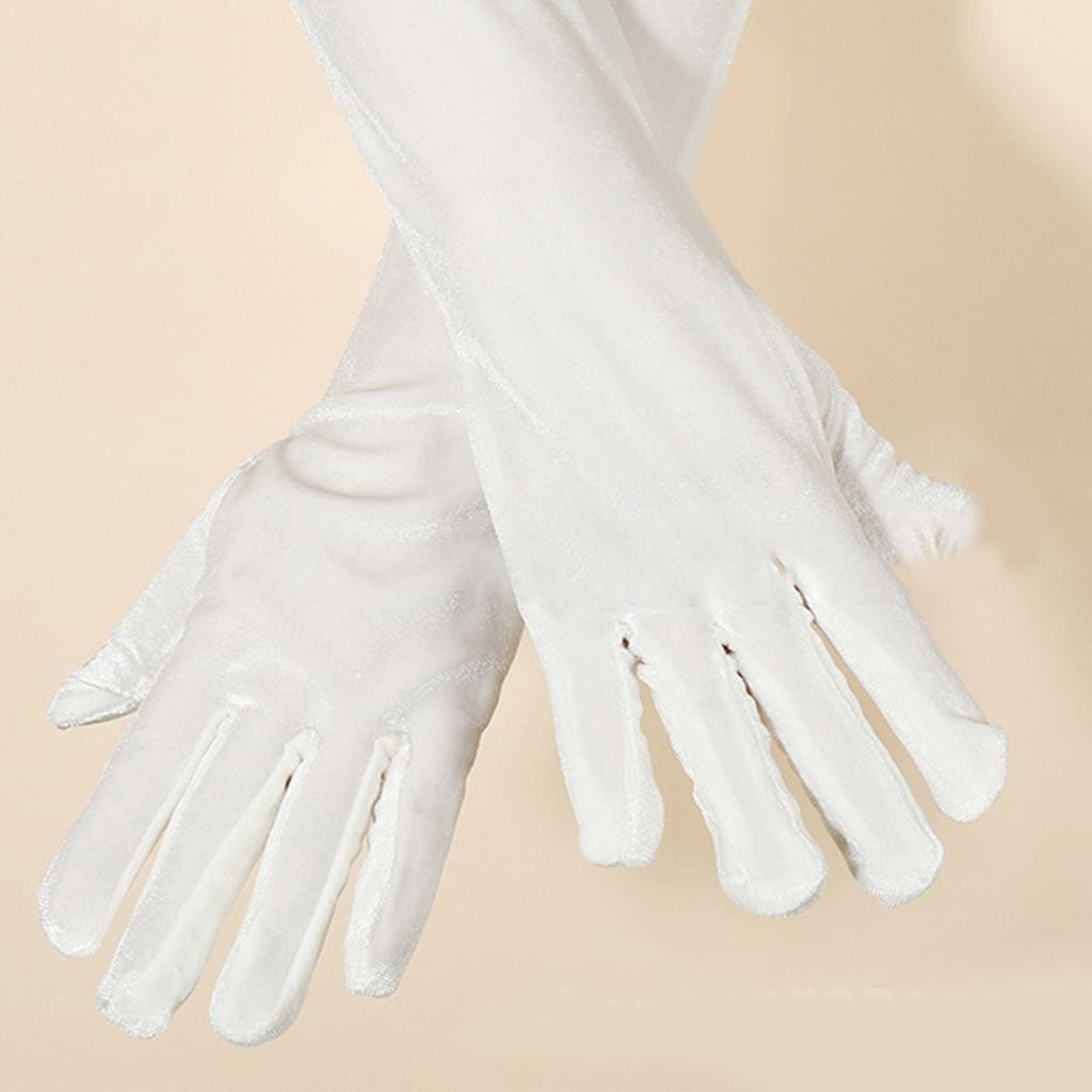 Бархатные длинные перчатки Длинные бархатные перчатки для женщин Оперные перчатки Вечерние перчатки для женщин Формальные перчатки для выпускного вечера Перчатки на локтях