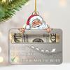 Рождественский подвесной кулон, прозрачный декор Санта-Клауса, толстый многоразовый держатель для денег, кошелек, праздничное украшение для рождественской елки, реквизит для новогодней вечеринки