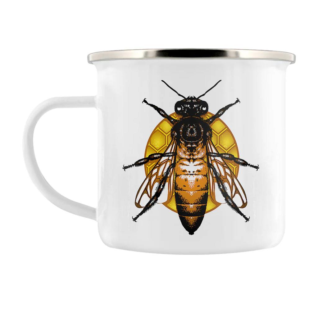 Grindstore Queen Bee Enamel Mug