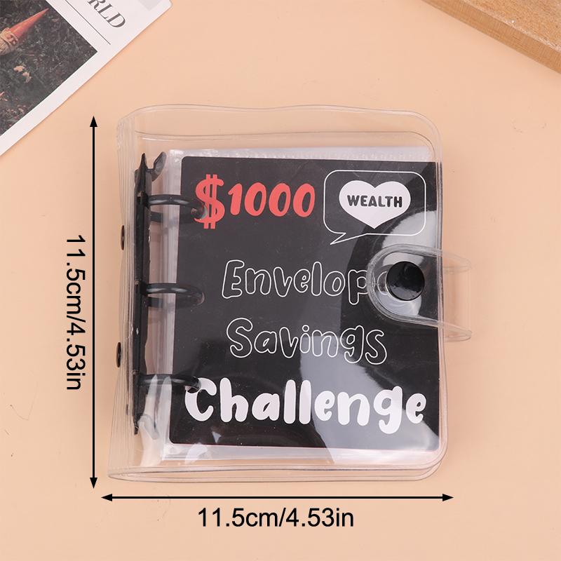Простая мини-папка для денег на 150/300/500/1000 долларов, накопительная папка для денег, бюджетная книга для хранения денег, папка для денег с конвертами