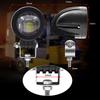 Ygmylandbb Motorcycle Fog Lamp Spotlight LED Headlight Auxiliary Light 10W 12V 24V Compatible White/Yellow 2 Color Switching 5 Modes High Brightn