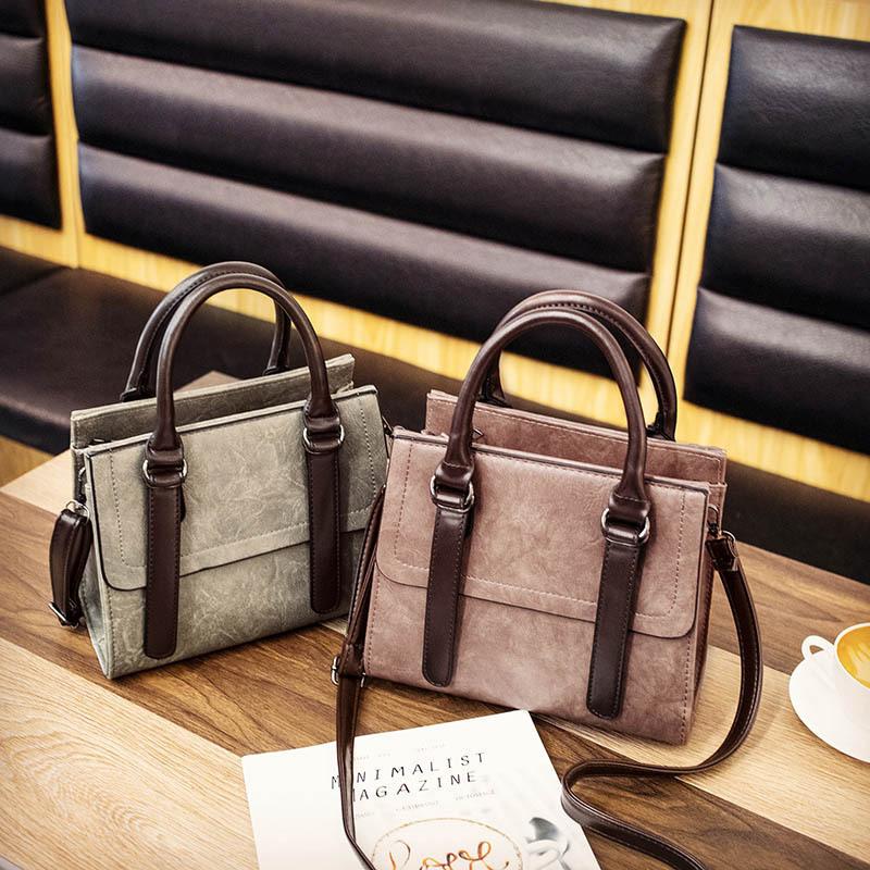 Элегантная качественная женская сумка Fashi Color Block 2026 Новейшая Crossbody Большой вместимости Винтажная Модная Элегантная Сумка на плечо