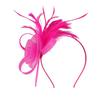 British Feather Headpiece Mesh Flower Hair Hoop Fashion Hair Accessories  for Women